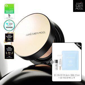 [신상딜2DAY] 정샘물 에센셜 스킨 누더 쿠션(본품+리필)(+ 물크림라이트8ml + 앰플선
