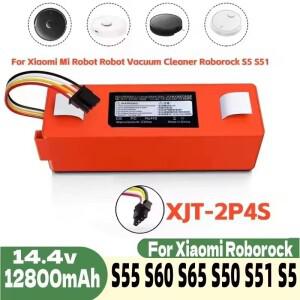 샤오미 진공청소기 배터리(BRR-2P4S-5200S) 로보락 S5, S6 S50-55, Max, S7 등 14.4V 12800mAh