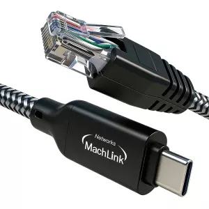 USB-C 기가비트 랜카드 리얼텍칩셋 패브릭 2M ML-ULANC02