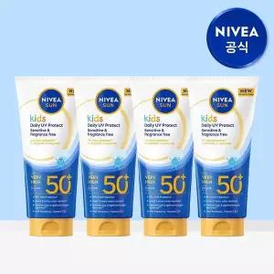 [니베아] 선 키즈 센서티브 데일리 유브이 로션 100ml 4개[35965617]