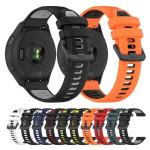 실리콘 스트랩 가민 포러너 165 245 255 265 베누 스마트 워치 밴드,  GT5 GT4 41mm 46mm, 18mm, 20mm, 22m