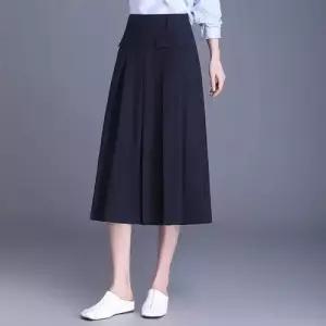 마르소 스커트 롱 캐주얼 플리츠 A라인 여성쉬폰스커트 정장 UNO1