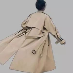 여성 2컬러 가을 베이직 롱자켓 트렌치코트 루즈핏
