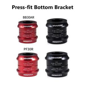 VIARON MTB 하단 브래킷 밀폐형 베어링 BB30AR/ PF30R Mountain Road 자전거 프레스핏 중앙 샤프트-24mm-SH