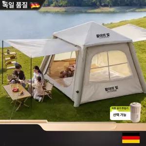 자동 에어텐트 2~4인용 대형 캠핑 원터치 방수성능 쉘터형 차박 텐트