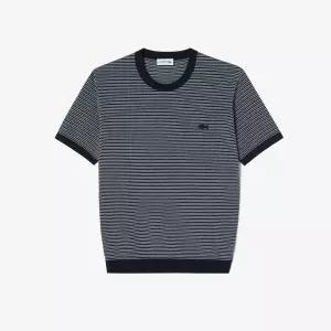 라코스테 남성 멀티 스트라이프 반팔 크루넥 풀오버 LB867062