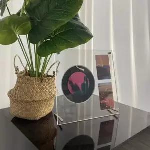 [하프클럽/알티피아]투명 아크릴 cd 홀더 앨범 아크릴 cd 거치대 수납함 진열대