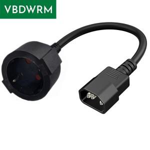 PDU UPS 전원 연장 코드 EU 플러그 IEC C14 - Schuko 소켓 케이블 CEE7/4 리드 구리