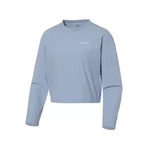 등산티셔츠 기능성상의 YWM23203B1 NEO PISTE 피스테 크롭 맨투맨 Light Blue