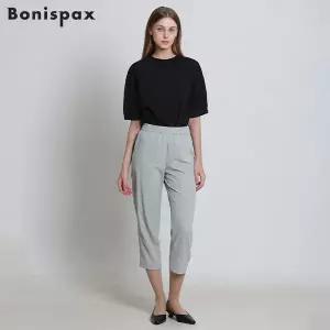 [보니스팍스(Bonispax)] 밴딩 배기 팬츠 (택가격: 99000원)