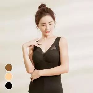 여성 기모 캡내장 시스루 보정 나시티 URD172 [WB9293E]