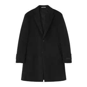 [롯데백화점]맨잇슈트 25 FW 신상 가볍고 따듯한 캐시미어 혼방 다크브라운 클래식 코트