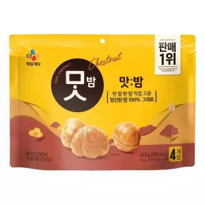 CJ제일제당 맛밤 60g x 4개입 1팩