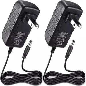 TOBWOLF 2PCS 5V 2A 전원 공급 어댑터 DC 10W 스위칭 AC 100V-240V 2V 범용 변압기 라우터용 5.5 x 2.5mm