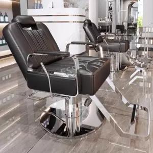 이발의자 체어 바버샵 회전 커트 헤어 메이크업 블랙