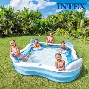 [INTEX]인텍스 사각패밀리라운지풀 56475 물풀 풀장