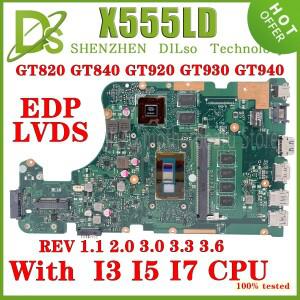 X555LD 마더보드, Asus X555LN, X555LNB, X555LP, X555LB, X555LJ, X555LF, X555L 노트북 메인보드, 4GB I3
