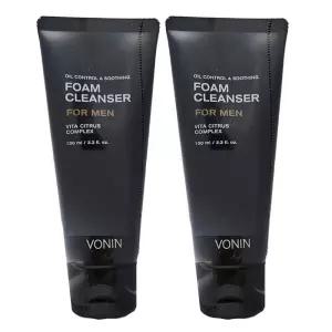 보닌 남성 클렌징폼 오일컨트롤 앤 수딩 폼 클렌저 100ml 2개/