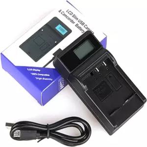 소니 DCR-TRV70 미니DV 핸디캠코더용 LCD USB 여행용 배터리 충전기