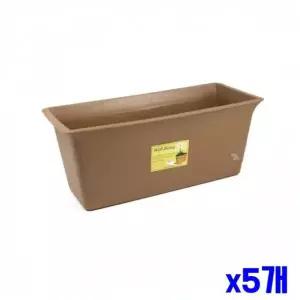 철제 직사각화분 42.5x18.8x17 5개 긴화분 식물인테리어 옥상텃밭