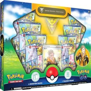 포켓몬 TCG GO 스페셜 컬렉션 팀 인스팅트 (포일 프로모션 카드 장 디럭스 핀 개 부스터 팩 6개)