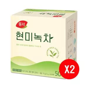 동서 현미녹차 50T x2개