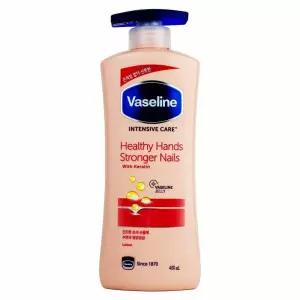 바세린 인텐시브케어 헬씨 핸드 앤 스트롱거 네일 로션 400ml/크림/고급/미용사/손보습제/대용량/기초/영양
