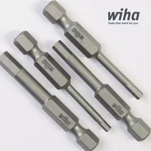 독일 wiha 육각비트날 7043Z H4xL50 전동드라이버 임팩 6각 HEX 4mm 드릴빗트날 홀 렌치비트