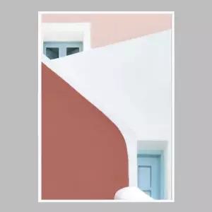깔금한액자 pastel pinks and blues A3사이즈 거실액자 깔끔한액자 공간그림