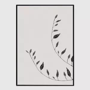 소품액자 Wavy Branches A3사이즈 거실액자 깔끔한액자 공간그림