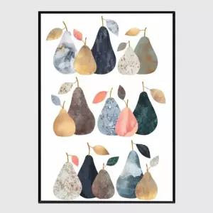 거실그림액자 Pears A3사이즈 거실액자 깔끔한액자 공간그림