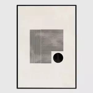 슬림액자 Minimalist square A3사이즈 거실액자 깔끔한액자 공간그림