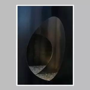 거실그림액자 Oval steel A3사이즈 거실액자 깔끔한액자 공간그림