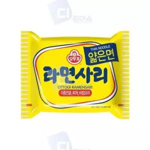 오뚜기 얇은사리면 40봉 라면사리 얇은면