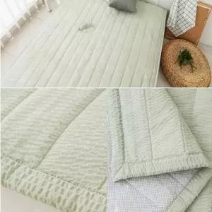 밴딩 밴딩패드 카키 여름 침대패드 패드 슈퍼싱글 SS 밴딩침대패드 침대패드 바닥패드