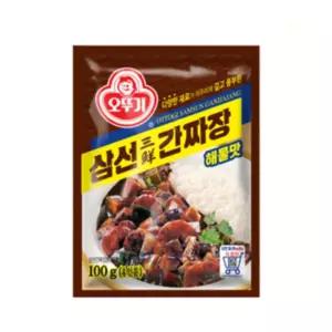 루리점빵 오뚜기 삼선간짜장 가루 해물맛 100G 10개 짜장요리 자취반찬 덮밥소스