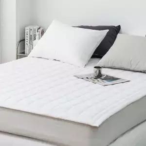 순면 슈퍼싱글패드 밴딩 화이트 침대패드 패드 SS