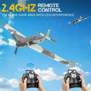 Volantex FW190 RC 비행기 2.4G 6축 4CH EPP 400mm 고정 날개 길이 전투기 원키 곡예 RTF Warbird