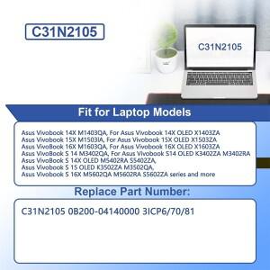 ASUS VivoBook 14X OLED X1403ZA S M5602QA K6602HE C31N2105 배터리