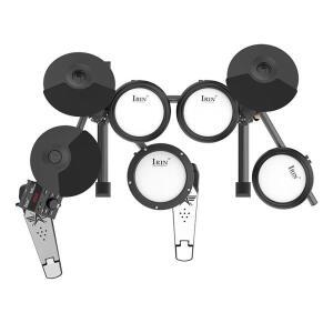 -ND-08 전자 드럼 키트 메쉬 실리콘 패드 5개 3개 심벌즈 블루투스 MIDI 무소음 스튜디오 필수품