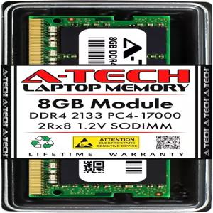 ATech 8GB RAM Replacement for Micron MTA16ATF1G64HZ2G1A2 DDR4 2133MHz PC417000 2Rx8 1.2V SOM 260Pin