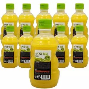 빙그레 제주 삼다향 착즙 청귤 주스 320ml 10개