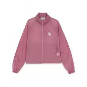엠엘비 MLB 여성 스포티브 컬시브 로고 스탠넥 바람막이 LA Pink 289007