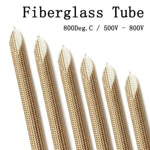유리 섬유 튜브 HTG 케이블 슬리브   화학 와이어  알칼리 없는 편조 절연  전기 1 ~ 20mm