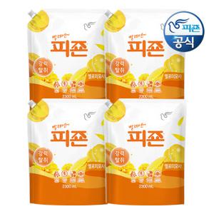 피죤 섬유유연제 옐로미모사 2.3L 리필 x 4개