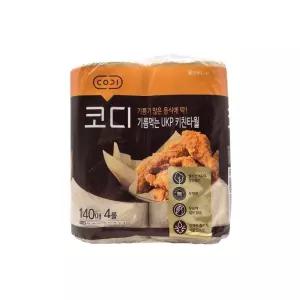 키친타월 4롤/키친타올/종이/타올/페이퍼/타월/키친/대용량/타울/티슈/주방/업소용/일회용/휴지/치킨타올