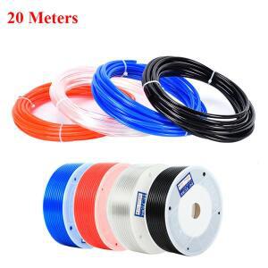 20M 미터 8mm 6mm 4mm 10mm 공기 공압 호스 튜브 파이프 PU 압축기 폴리우레탄 튜빙 6x4 12x8