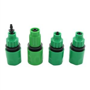 4/7mm 8/11mm 호스 퀵 커넥터 물 호스 연결 부속 품 정원 관개 잔디 급수 액세서리 물 공급 빠른 연결 조인