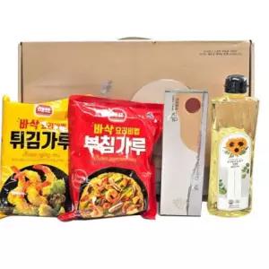 명절 설날 선물세트 식용유 튀김가루 부침가루 주방세제 설 답례품