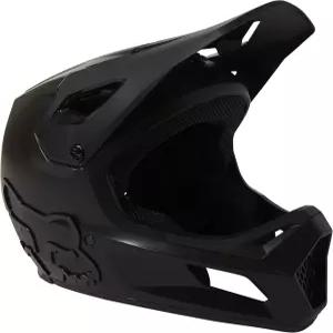 폭스 레이싱 유스 램페이지 산악 자전거 헬멧 블랙/블랙 스몰